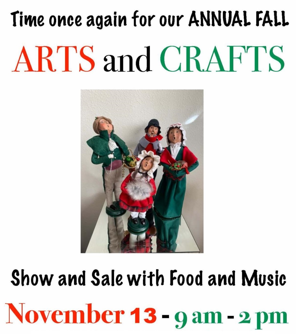 All Saints' Arts and Crafts Show flyer